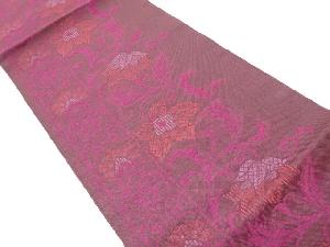 花唐草模様織出し名古屋帯